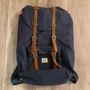 Herschel Supply Company Navy and Brown Men's Backpack